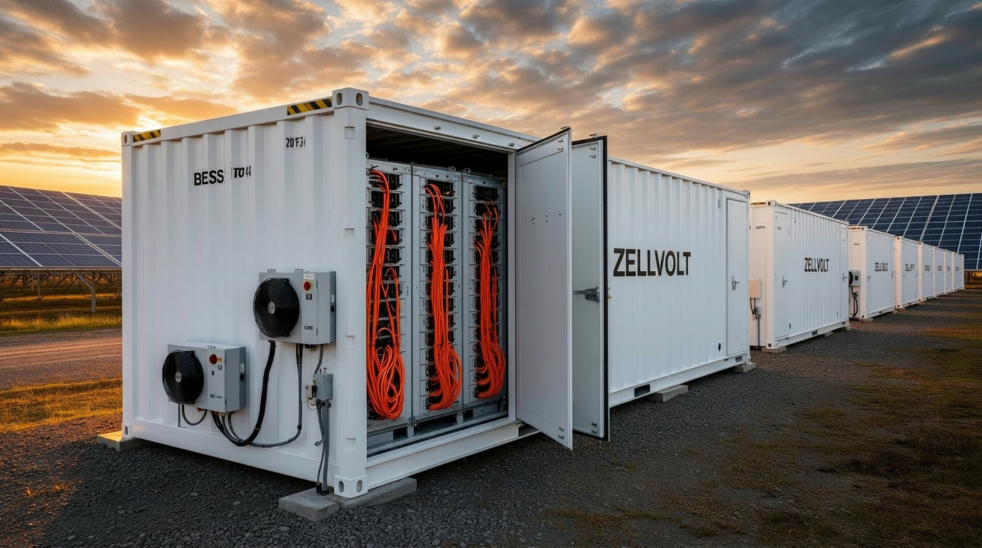ZellVolt — Large-scale BESS for the energy transition